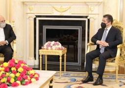دیدار و گفتگوی دکتر محمد جواد ظریف وزیر امور خارجه جمهوری اسلامی ایران با مسرور بارزانی نخست وزیر اقلیم کردستان عراق