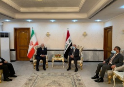 دیدار و گفتگوی وزرای امور خارجه جمهوری اسلامی ایران و جمهوری عراق