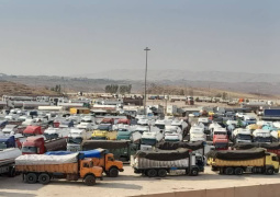 تردد ۲۵۵ هزار کامیون صادراتی از مرزهای کرمانشاه